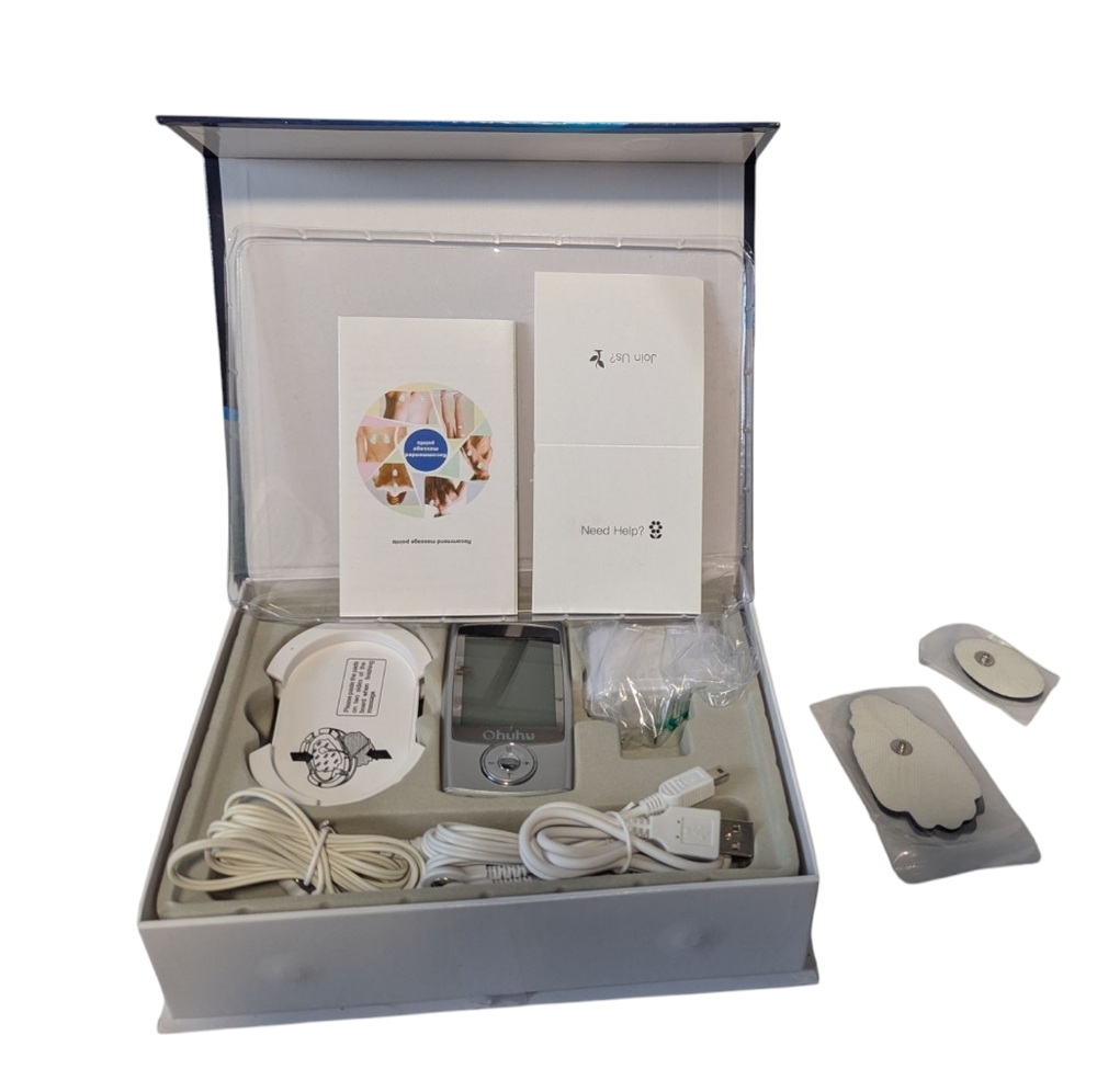 Open Box.Ohuhu Tens Unit Mini Massager Model AS Ohuhu Tens Unit Mini Ma1080